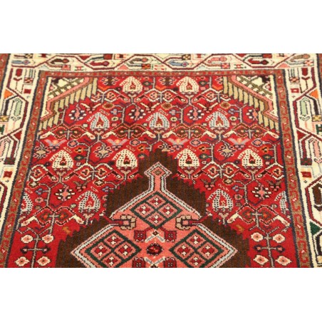 Tappeto Hamadan Persia marrone giallo 80x129