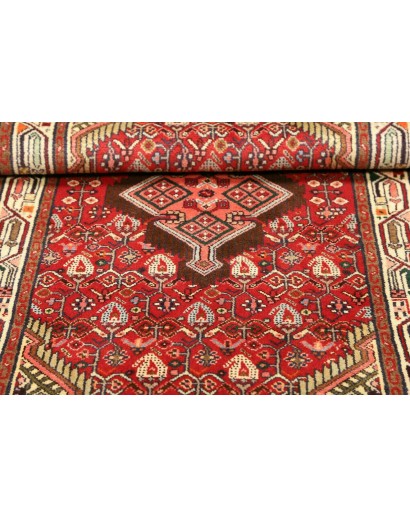 Tappeto Hamadan Persia marrone giallo 80x129