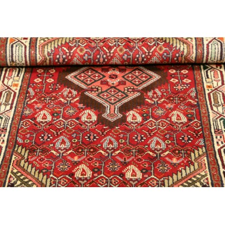 Tappeto Hamadan Persia marrone giallo 80x129