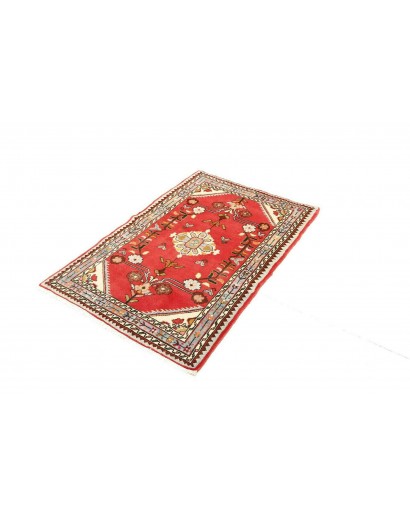 Tappeto Hamadan Persia marrone bianco 90x138