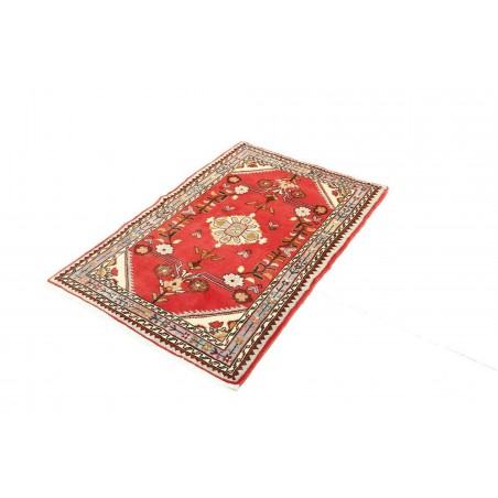 Tappeto Hamadan Persia marrone bianco 90x138
