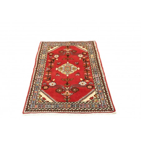 Tappeto Hamadan Persia marrone bianco 90x138