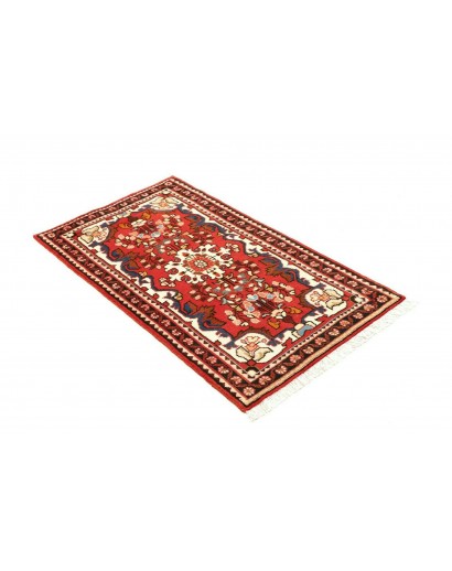 Tappeto Hamadan Persia marrone grigio 69x121