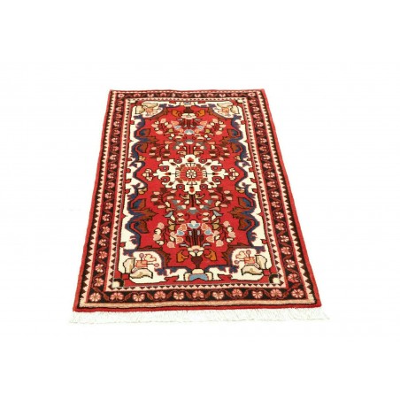 Tappeto Hamadan Persia marrone grigio 69x121