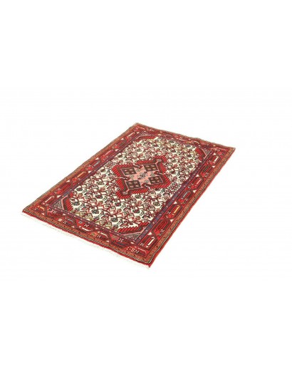 Tappeto Hamadan Persia marrone bianco 80x128