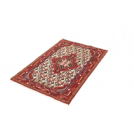 Tappeto Hamadan Persia marrone bianco 80x128