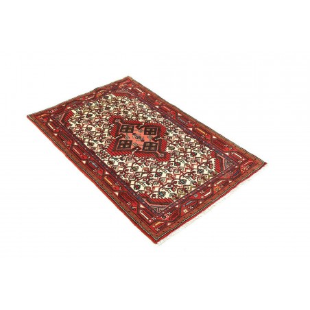 Tappeto Hamadan Persia marrone bianco 80x128