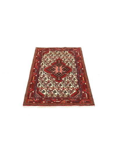Tappeto Hamadan Persia marrone bianco 80x128