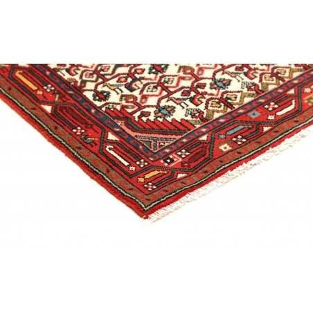 Tappeto Hamadan Persia marrone bianco 80x128