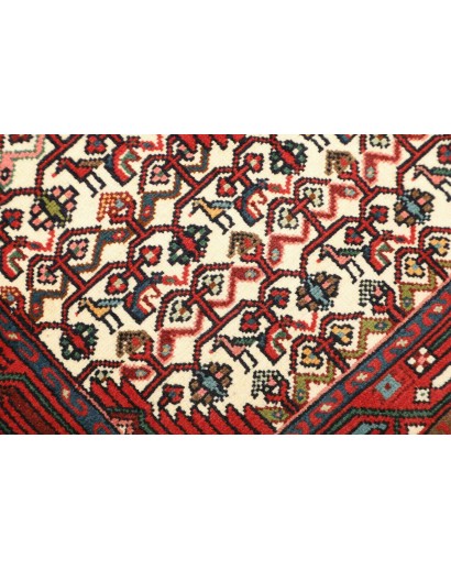 Tappeto Hamadan Persia marrone bianco 80x128