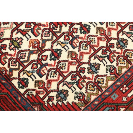 Tappeto Hamadan Persia marrone bianco 80x128