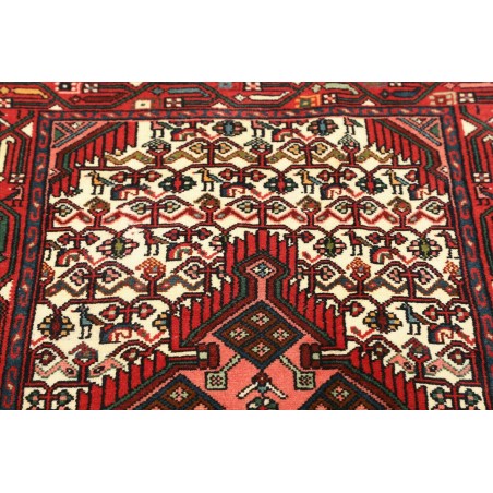 Tappeto Hamadan Persia marrone bianco 80x128
