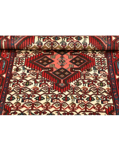 Tappeto Hamadan Persia marrone bianco 80x128