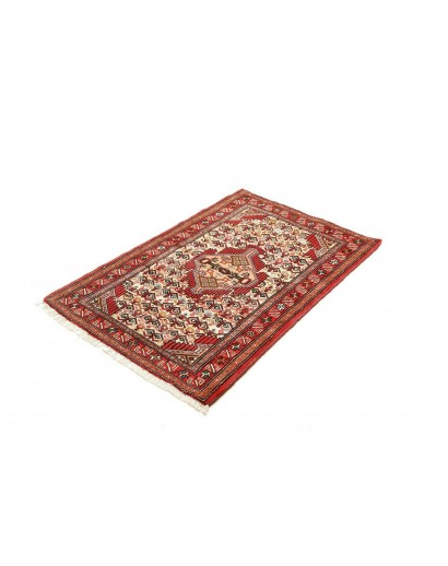 Tappeto Hamadan Persia marrone giallo 83x123