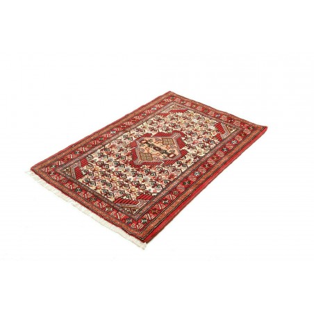 Tappeto Hamadan Persia marrone giallo 83x123