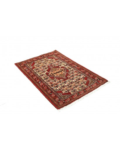 Tappeto Hamadan Persia marrone giallo 83x123