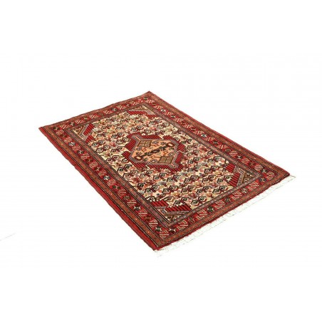Tappeto Hamadan Persia marrone giallo 83x123