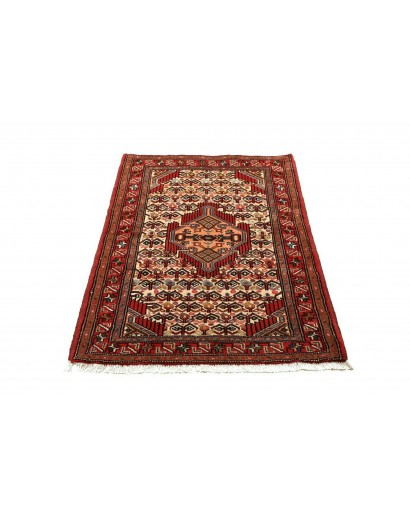Tappeto Hamadan Persia marrone giallo 83x123