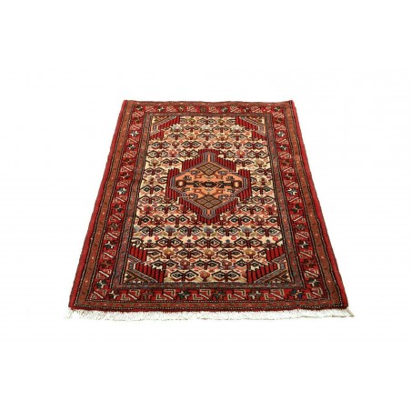 Tappeto Hamadan Persia marrone giallo 83x123