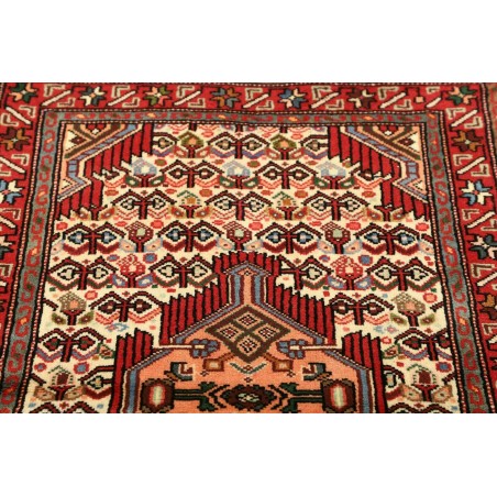 Tappeto Hamadan Persia marrone giallo 83x123