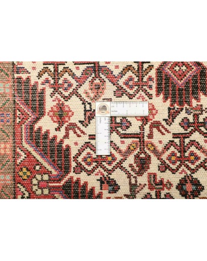 Tappeto Hamadan Persia marrone giallo 83x123
