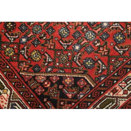 Tappeto Hamadan Persia marrone giallo 77x134