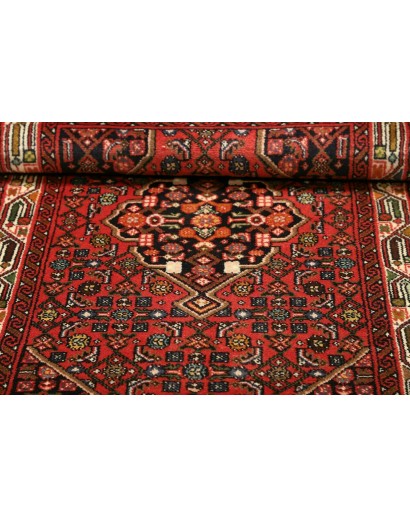 Tappeto Hamadan Persia marrone giallo 77x134
