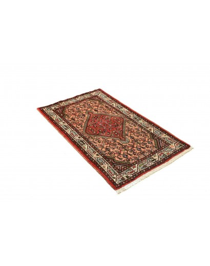 Tappeto Hamadan Persia marrone arancione 77x127