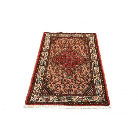 Tappeto Hamadan Persia marrone arancione 77x127