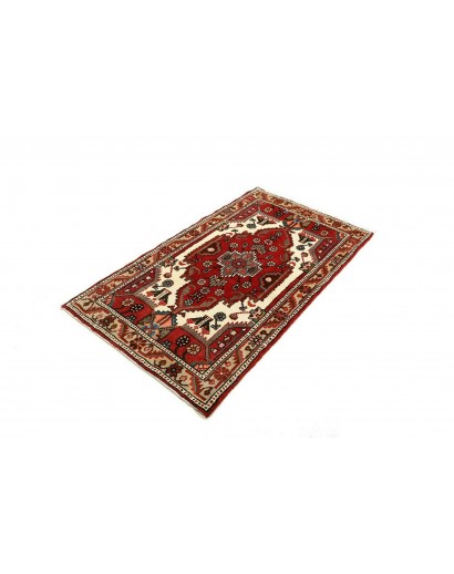 Tappeto Hamadan Persia marrone giallo 82x142