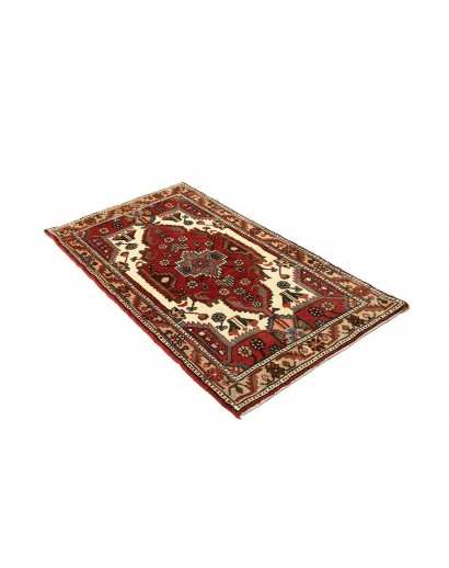 Tappeto Hamadan Persia marrone giallo 82x142