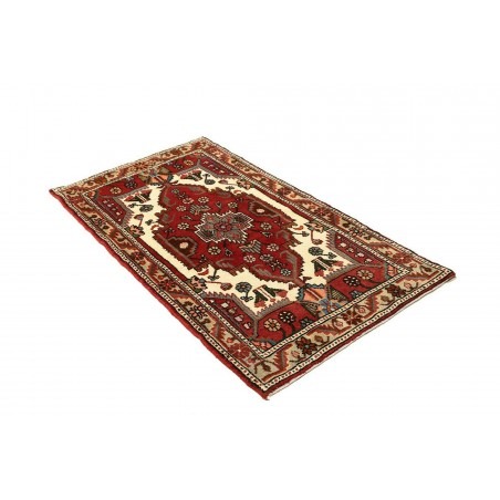 Tappeto Hamadan Persia marrone giallo 82x142