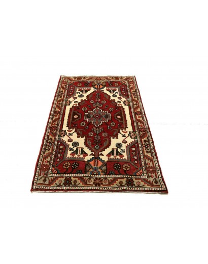 Tappeto Hamadan Persia marrone giallo 82x142