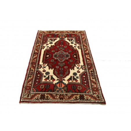 Tappeto Hamadan Persia marrone giallo 82x142