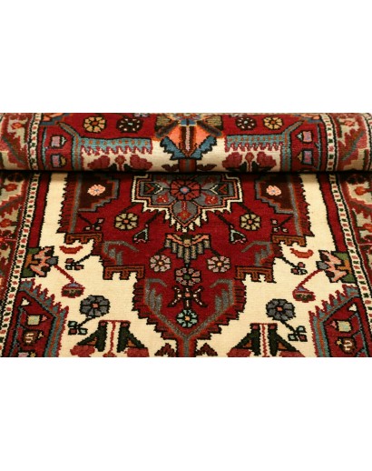 Tappeto Hamadan Persia marrone giallo 82x142
