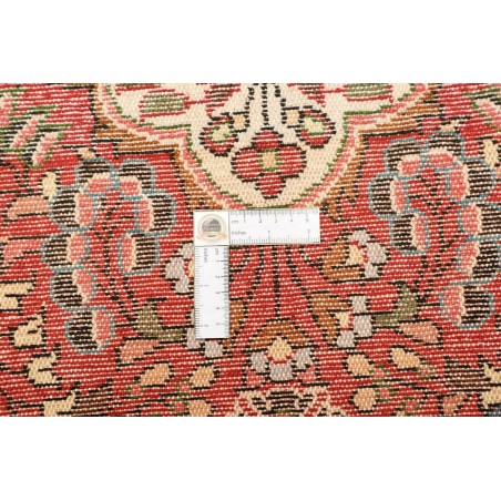 Tappeto Hamadan Persia rosso bianco 70x137