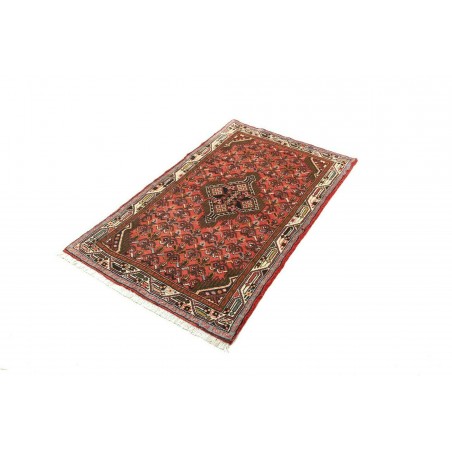 Tappeto Hamadan Persia azzurro bianco 80x130