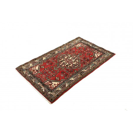 Tappeto Hamadan Persia marrone bianco 82x137