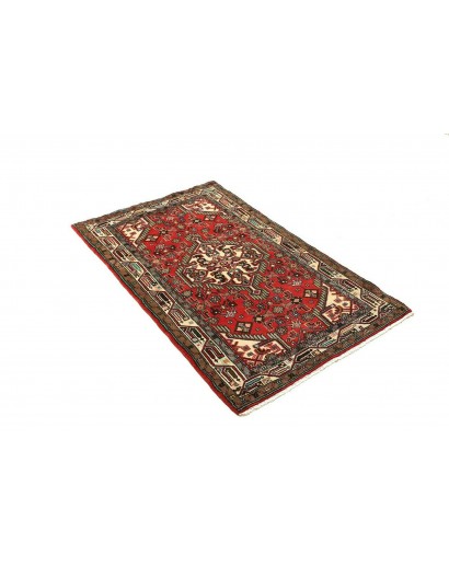 Tappeto Hamadan Persia marrone bianco 82x137