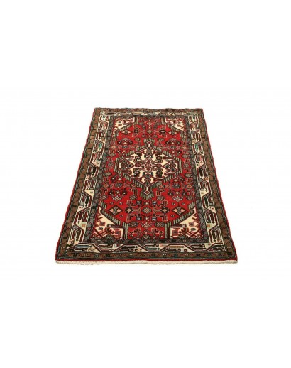 Tappeto Hamadan Persia marrone bianco 82x137