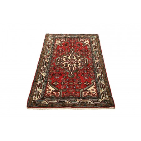 Tappeto Hamadan Persia marrone bianco 82x137