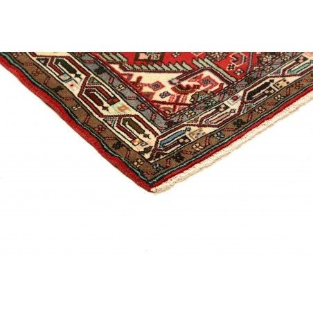 Tappeto Hamadan Persia marrone bianco 82x137
