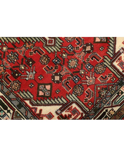 Tappeto Hamadan Persia marrone bianco 82x137