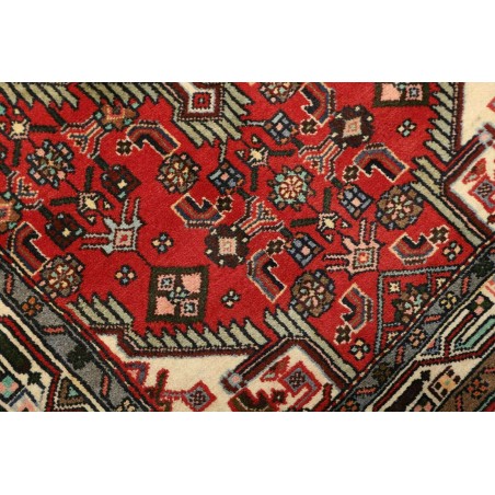 Tappeto Hamadan Persia marrone bianco 82x137