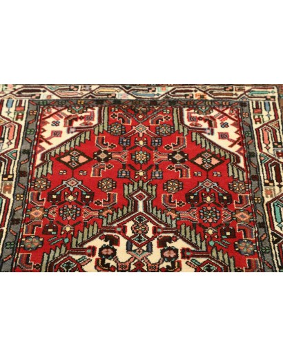 Tappeto Hamadan Persia marrone bianco 82x137