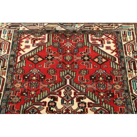 Tappeto Hamadan Persia marrone bianco 82x137