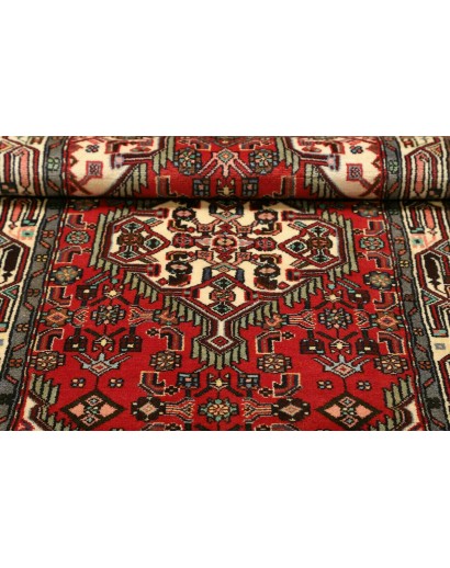 Tappeto Hamadan Persia marrone bianco 82x137