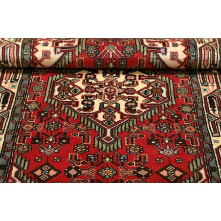 Tappeto Hamadan Persia marrone bianco 82x137
