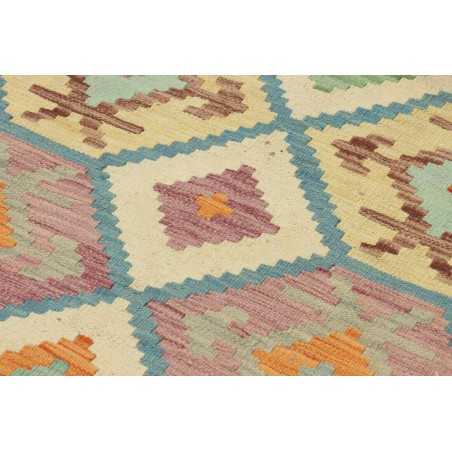Tappeto Kilim Afghanistan marrone grigio 104x145