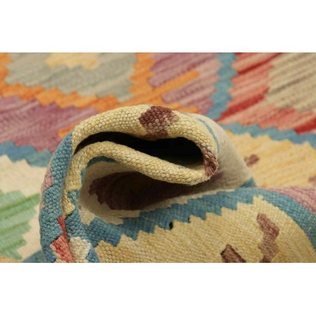 Tappeto Kilim Afghanistan marrone grigio 104x145
